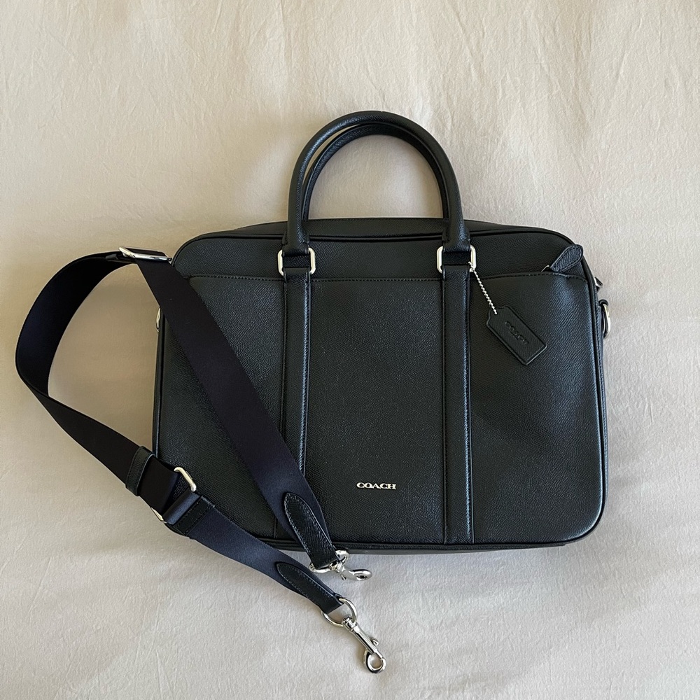 Coach Metropolitan Saffiano Leather Briefcase - Picture 2 of 10